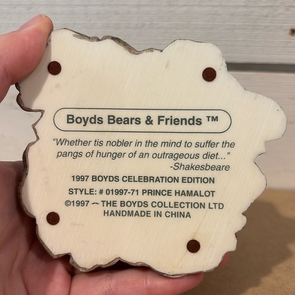 Boyd’s Bear 1997 “Prince Hamalot” Figurine - Picture 2 of 5